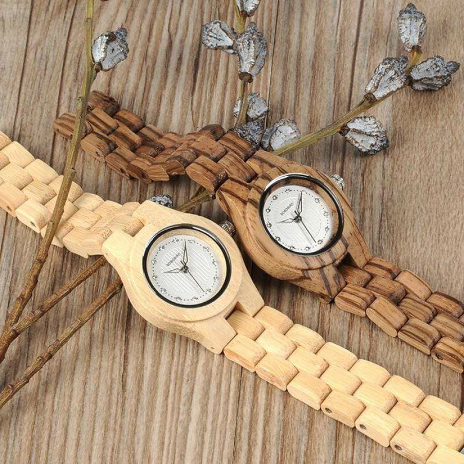 Watches Boho Beach Hut Beach | Boho Beach Hut Bobo Bird Wooden Watch- 2 Colors