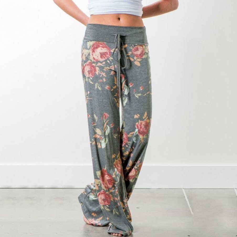 Bottoms Boho Beach Hut Beach | Boho Beach Hut Casual Print Sweatpants