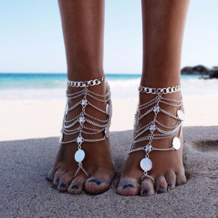 Jewelry Boho Beach Hut Beach | Boho Beach Hut Summer Ankle Jewelry