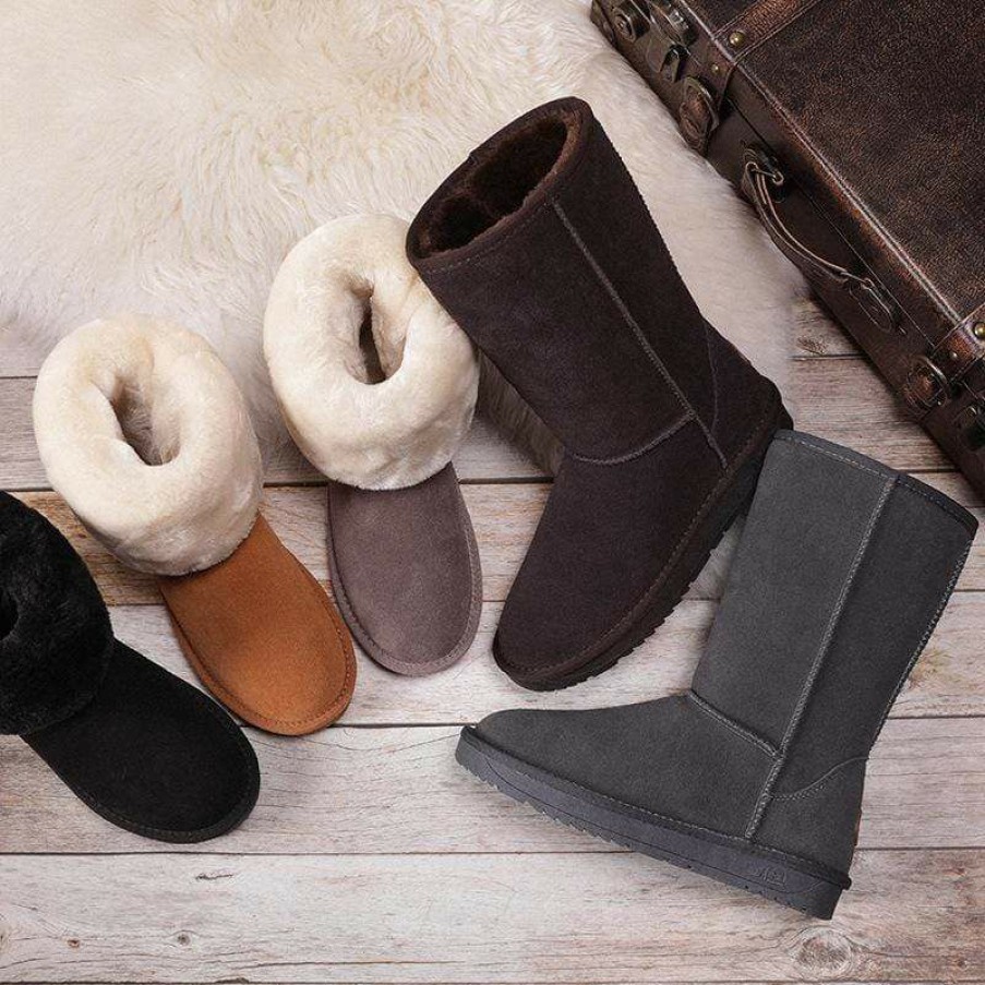 Footwear Boho Beach Hut Beach | Boho Beach Hut Faux Fur Waterproof Winter Boots