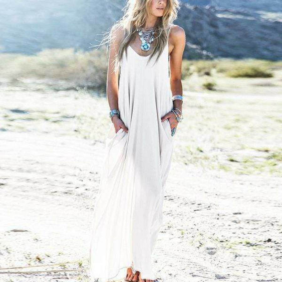 Plus Size Boho Beach Hut Beach | Boho Beach Hut Summer Maxi Dress Dresses