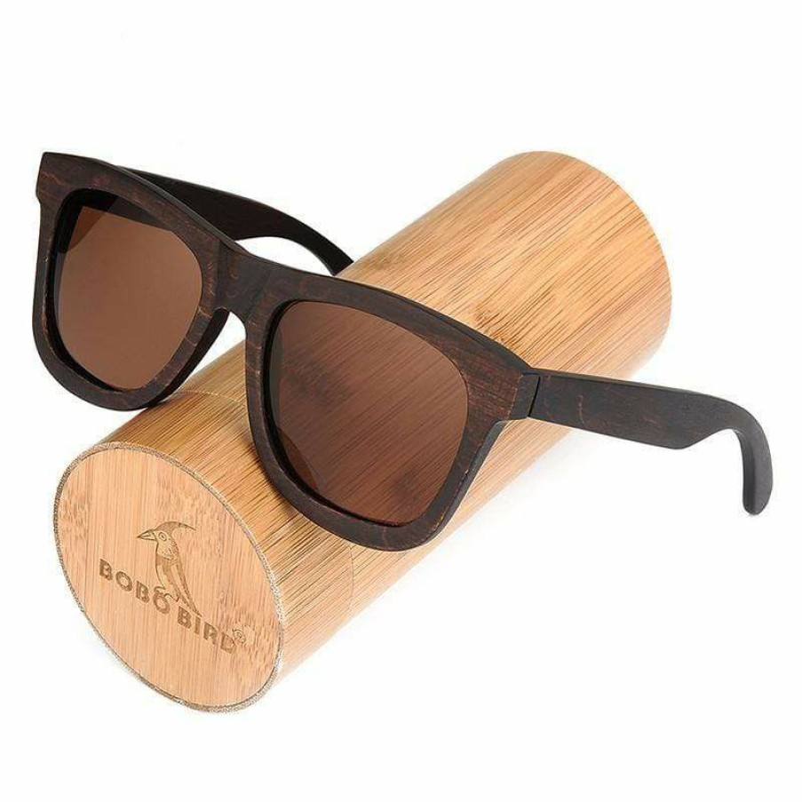 Sunglasses Boho Beach Hut Beach | Boho Beach Hut Bobo Bird Wooden Sunglasses- Polarized Lenses With Wooden Gift Box Women'S Sunglasses