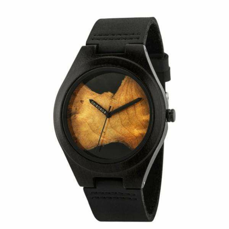 Watches Boho Beach Hut Beach | Boho Beach Hut Bobo Bird Bamboo Unique Wooden Quartz Watch Men'S Watches