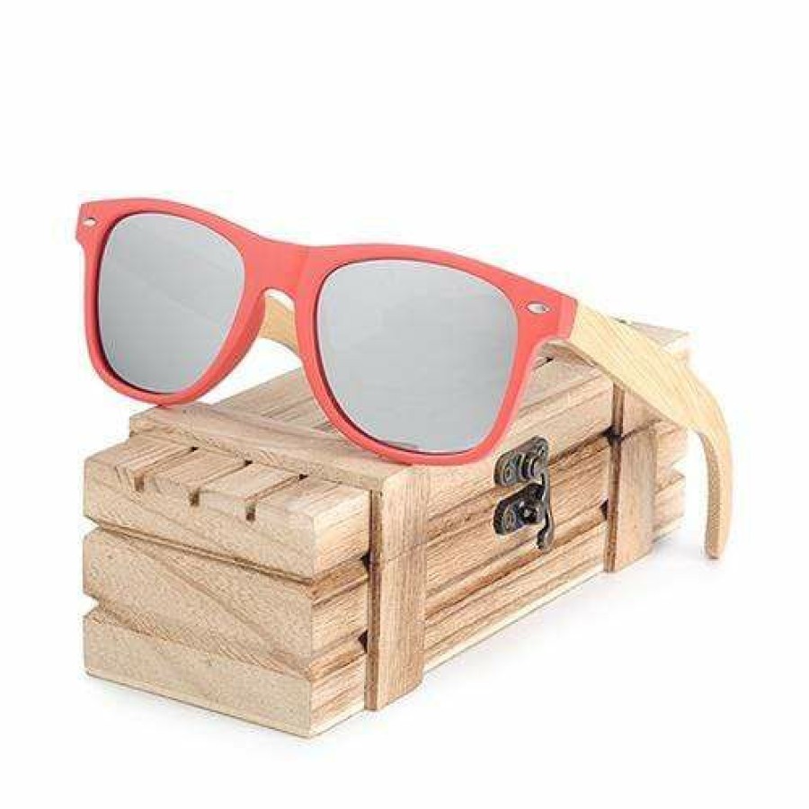 Sunglasses Boho Beach Hut Beach | Boho Beach Hut Bobo Bird Wooden Polarized Sunglasses Women'S Sunglasses