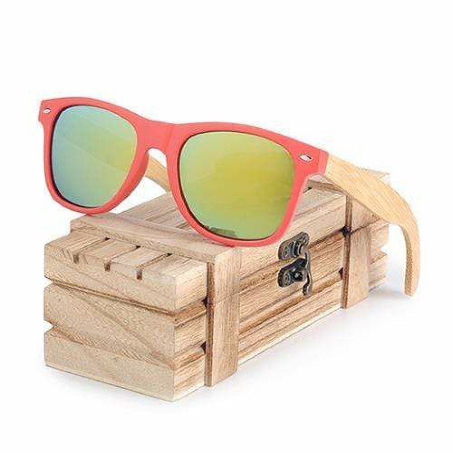 Sunglasses Boho Beach Hut Beach | Boho Beach Hut Bobo Bird Wooden Polarized Sunglasses Women'S Sunglasses