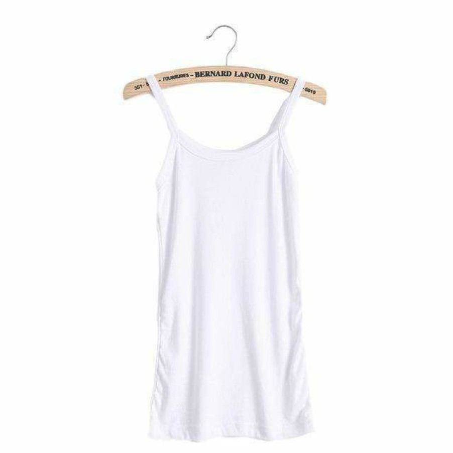 Tops Boho Beach Hut Beach | Boho Beach Hut Plain Stretchable Cami Tops