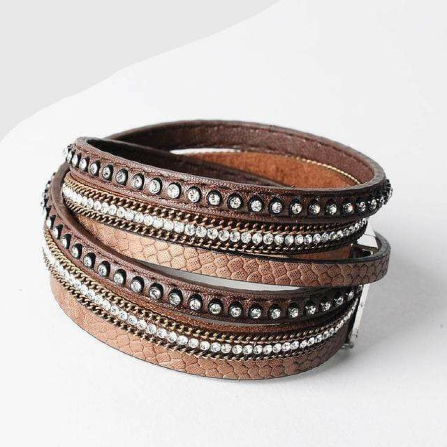 Jewelry Boho Beach Hut Beach | Boho Beach Hut Wrap Leather Bangles Jewelry