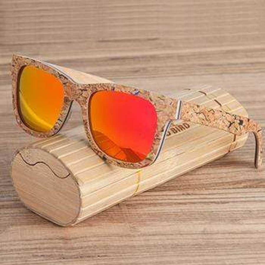 Sunglasses Boho Beach Hut Beach | Boho Beach Hut Bobo Bird Wrap Style Wooden Sunglasses- Polarized Lenses Women'S Sunglasses